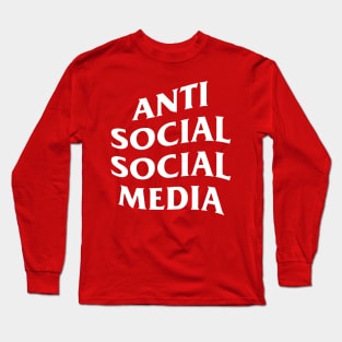 Anti-Social Social Media Long Sleeve T-Shirt